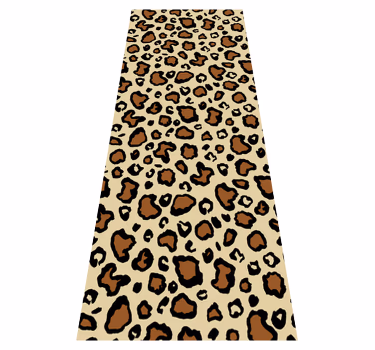 Vinilni tepih s potiskom živali klasični leopardji vzorec - TenStickers