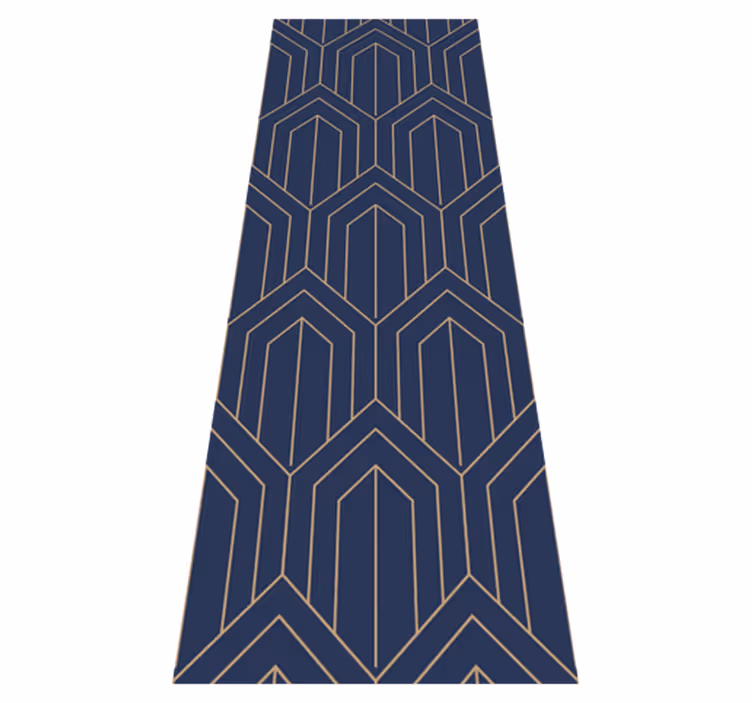 Vinilne preproge z geometrijskimi vzorci kayla metallic - TenStickers