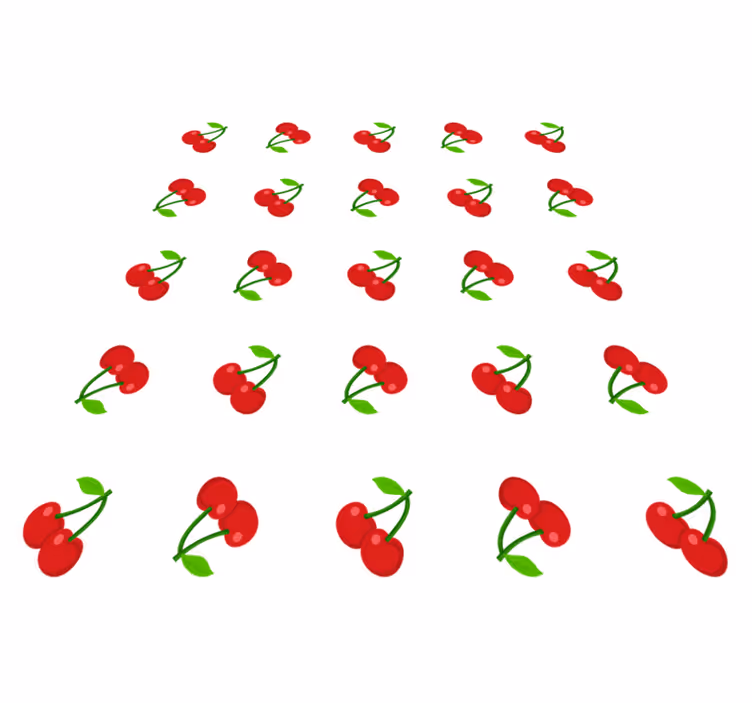 Naravne vinilne preproge z motivom češnjevih cvetov - TenStickers
