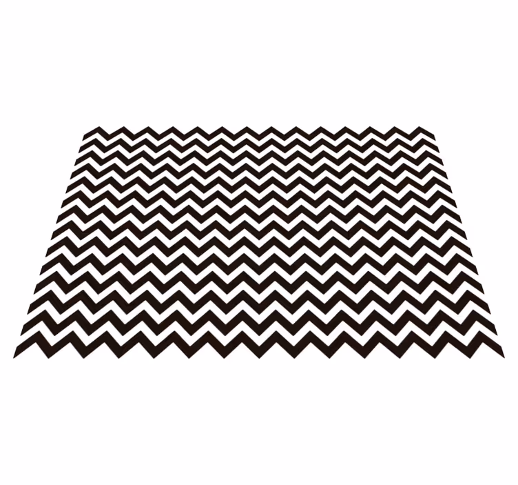 Vinilne preproge z geometrijskimi vzorci zigzag črtice - TenStickers