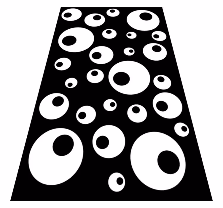 Vinilne preproge z geometrijskimi vzorci vodne bisere - TenStickers