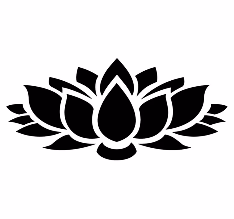 Vinilne preproge za spalnico lotus enostavne - TenStickers