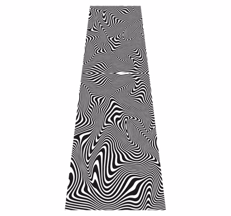Vinilna preproga za kopalnico zebra 3d učinek tuširanja - TenStickers