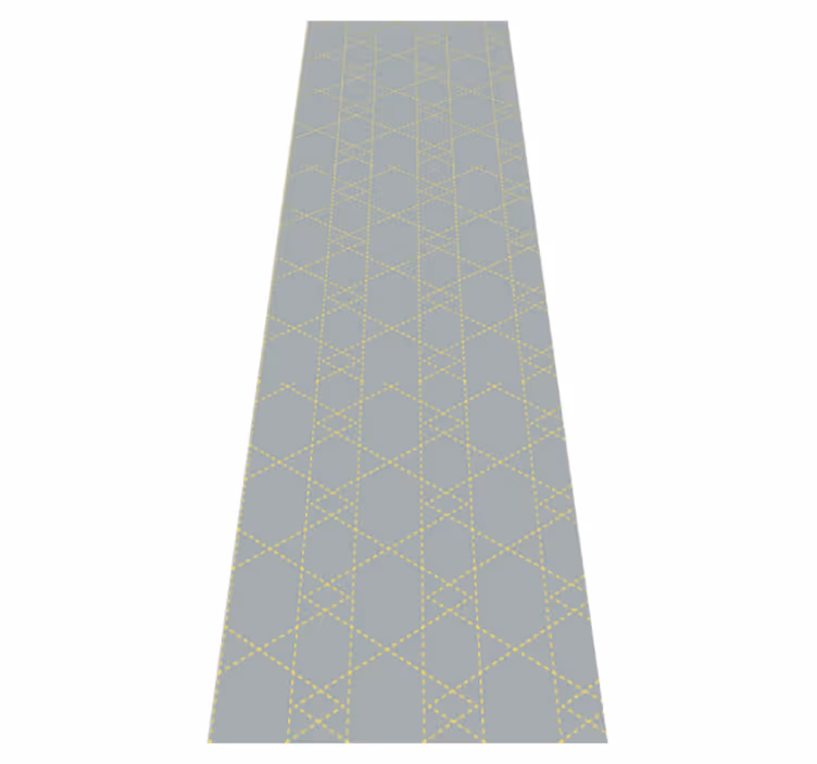Vinilne preproge za spalnico v pantone origami trikotnikih - TenStickers