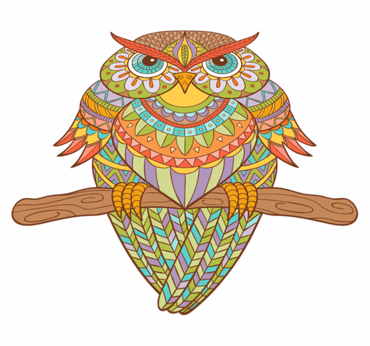 Vinilne preproge za spalnico ave huichol - TenStickers