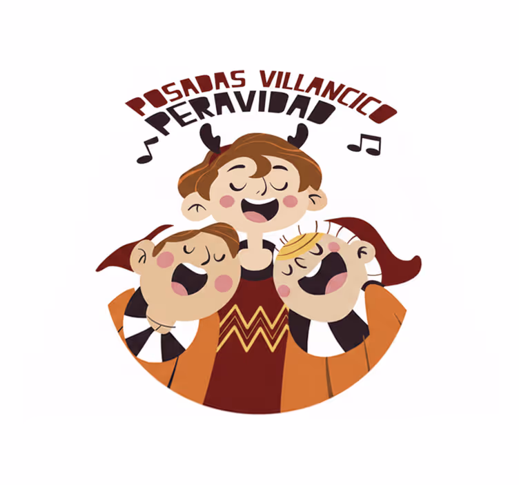Vinilne preproge za spalnico božične pesmi - TenStickers
