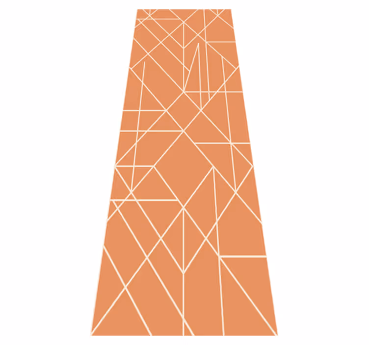 Skandinavski vinilni preproga nordijska geometrijska mozaik - TenStickers