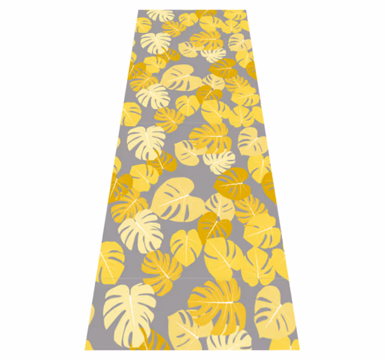 Naravne vinilne preproge monstera list pantone - TenStickers