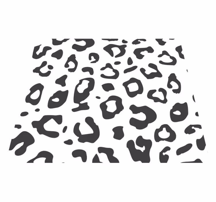 Tepih z živalskim potiskom Črni leopard - TenStickers