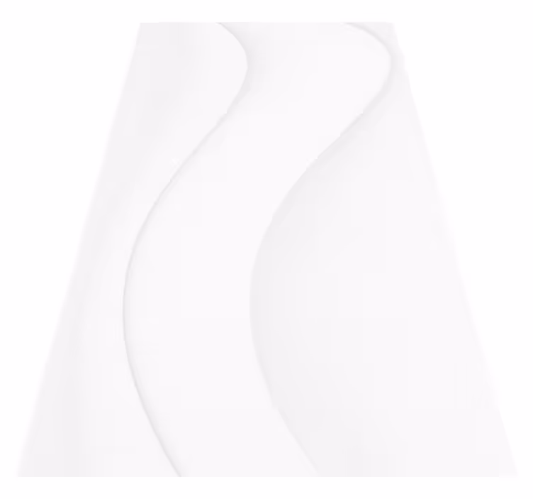 Sodobne vinilne preproge bele moderne oblike - TenStickers
