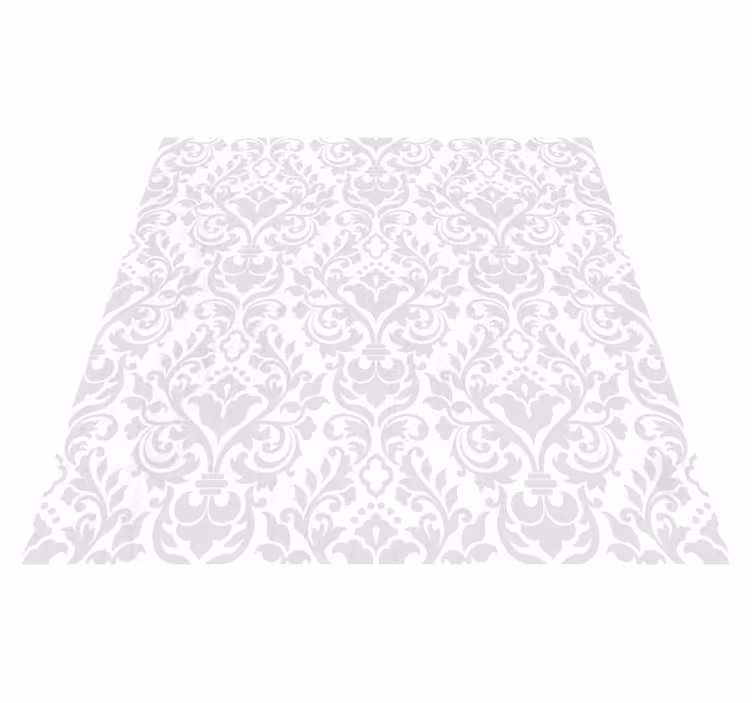 Vintage vinilna preproga grunge damask - TenStickers