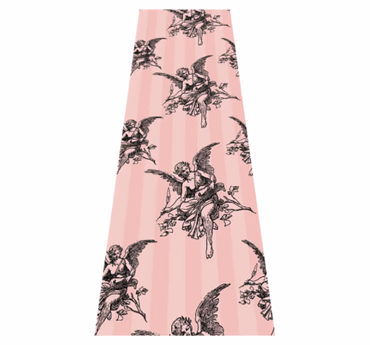 Vintage vinilna preproga z motivom toile jouy - TenStickers