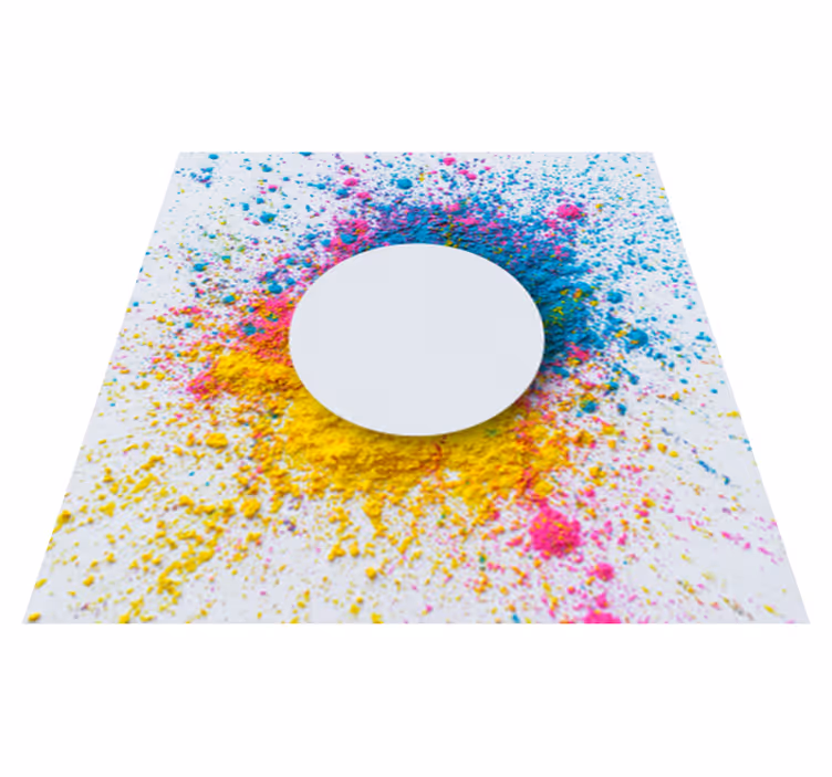 Vinilne preproge z geometrijskimi vzorci cirkularni pršec - TenStickers