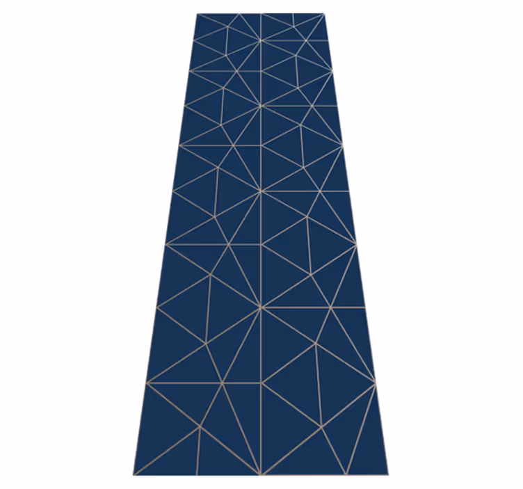 Vinilna preproga za dnevno sobo geometrijski trikotni prizma - TenStickers
