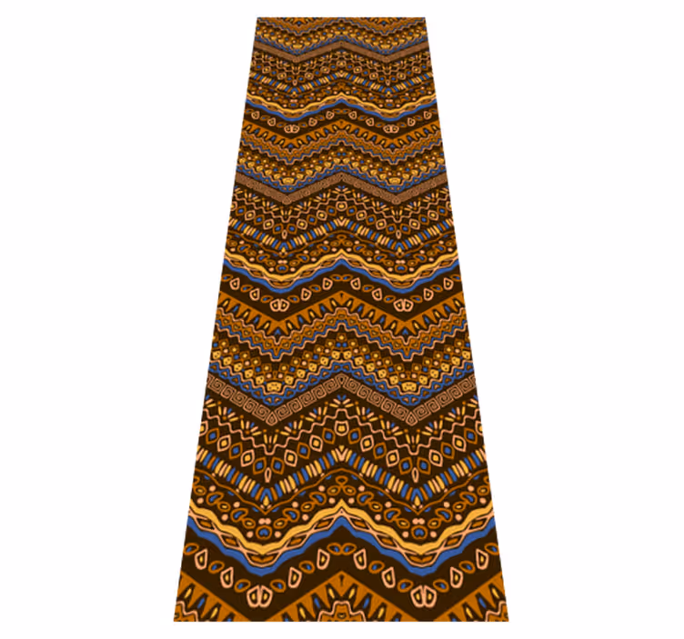 Vinilna preproga za hodnik v afriškem tribal slogu - TenStickers