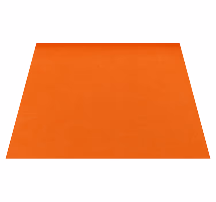 Oranžni vinilni preproga enostaven topel odtenek - TenStickers