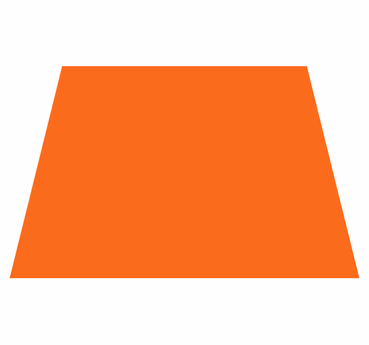 Oranžni vinilni preproga citrusna oranžna - TenStickers