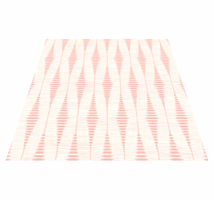 Vinilna preproga za balkon/zunanjost pastelno roza ikat - TenStickers