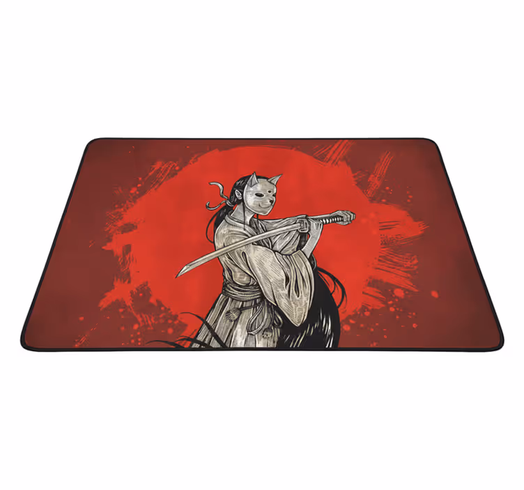 Rdeči vinilni preprogi z anime motivi - TenStickers