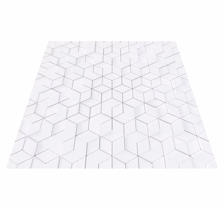 Poenostavljena geometrijska vinilna preproga - TenStickers