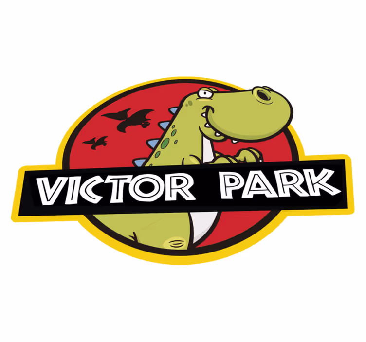 Prilagodljiv dinozaver grb Tepihi z imeni po meri - TenStickers