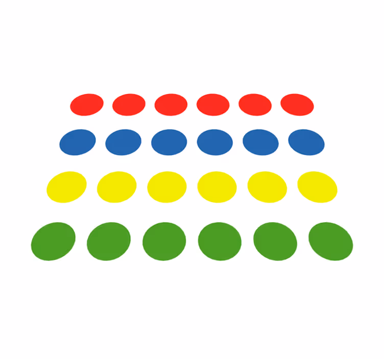 čudovita twister igra vinilna preproga - TenStickers