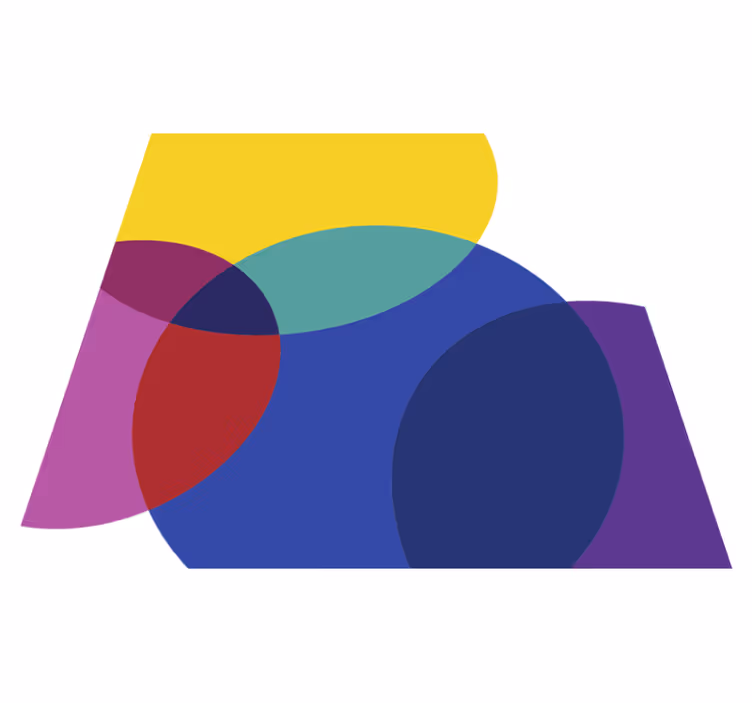 Osupljiva barvita minimalna vinilna preproga - TenStickers