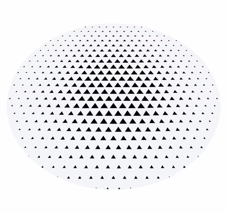 Minimalistična vinilna preproga s trikotniki - TenStickers