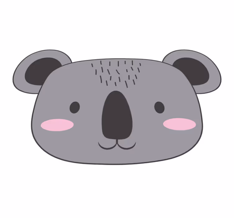 Koala obraz živalska vinilna preproga - TenStickers