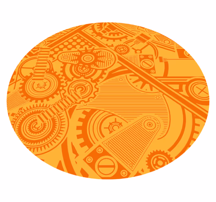 Izvirna vinilna preproga v stilu steampunk - TenStickers