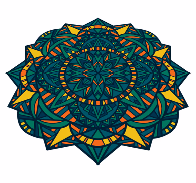 čudovit vinil preprog zen mandala - TenStickers