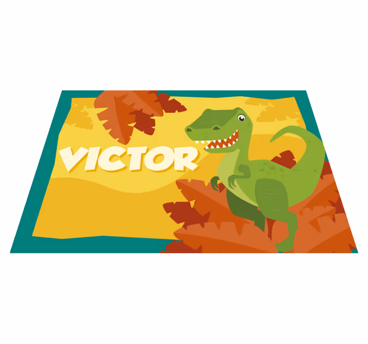 Vinilna preproga dinozavra z imenom - TenStickers