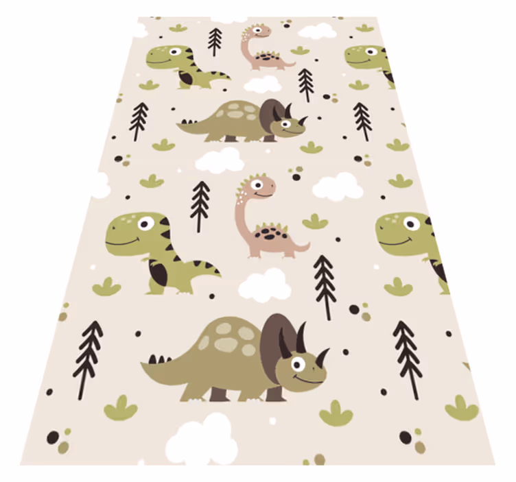 Dinozavrska preproga za otroke - TenStickers