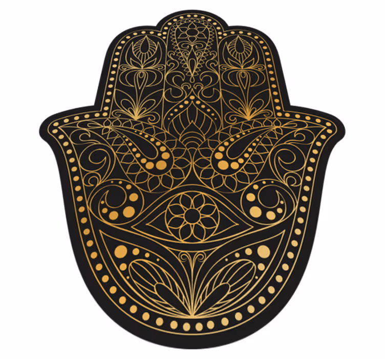 Fatma ročna mandala vinilna preproga - TenStickers