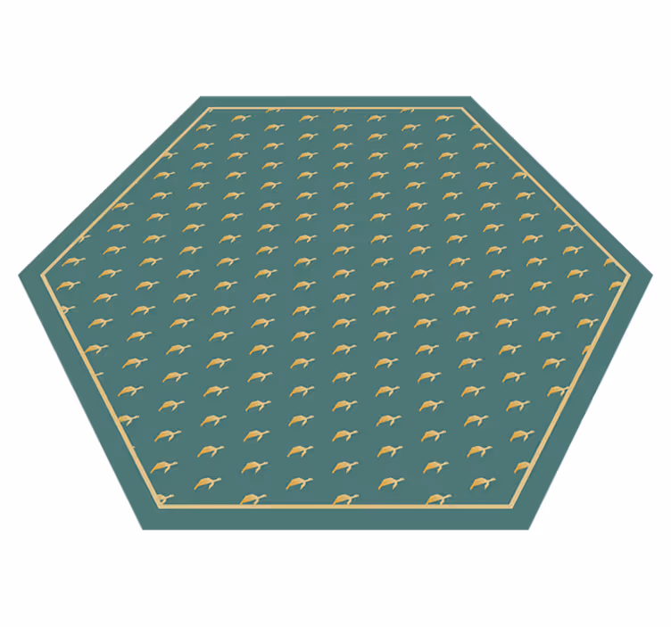 Geometrijska želva preproga živali - TenStickers