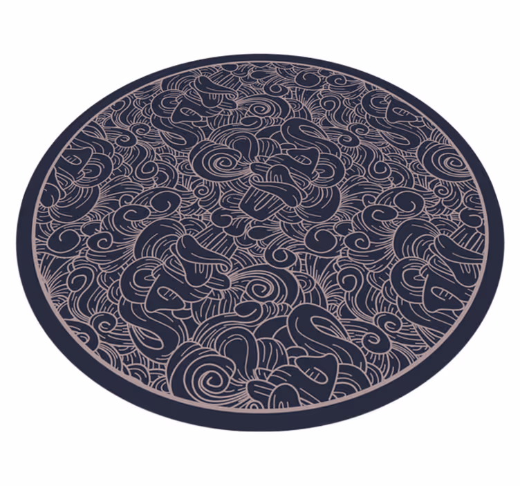 Motiv vrtinca mandale Vinilna preproga mandala - TenStickers