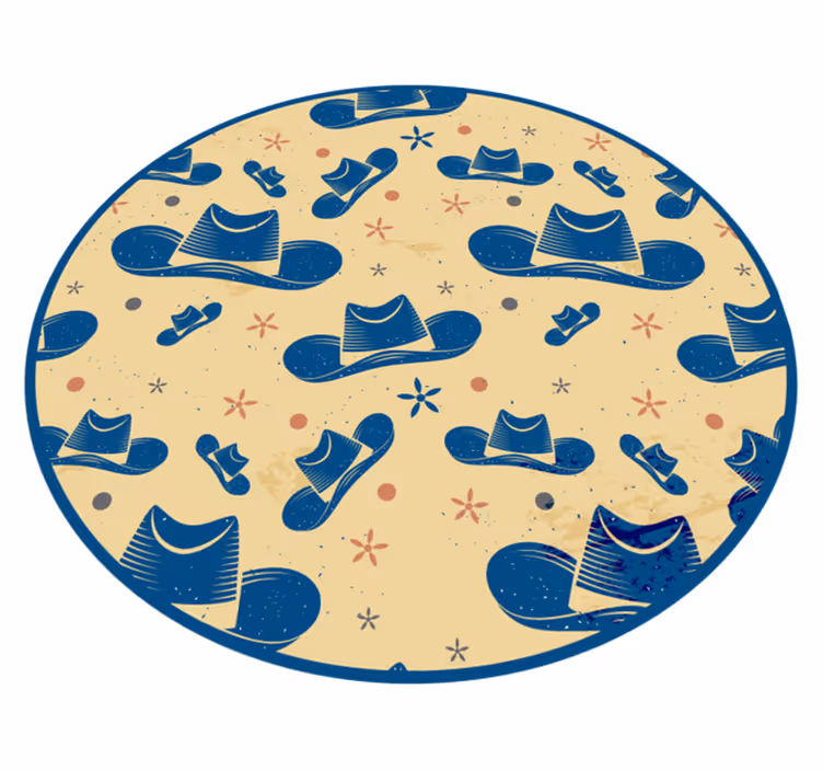 Kavbojski klobuk za otroke vinilna preproga - TenStickers