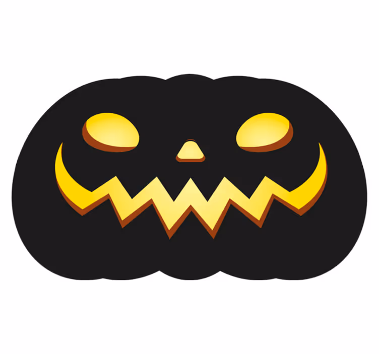 Grozljive halloween buče vinil preproga - TenStickers