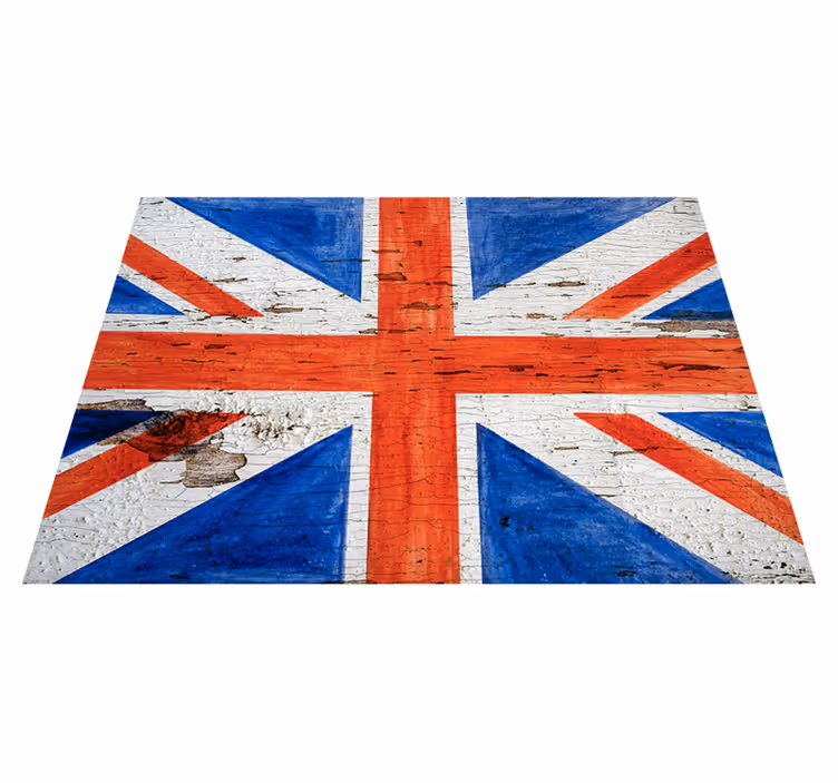 Mestni slog uk zastava moderna vinil preproga - TenStickers