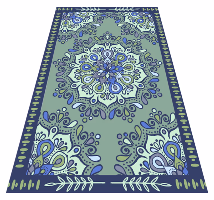 Osrednji del z motivom mandale Vinilna preproga mandala - TenStickers