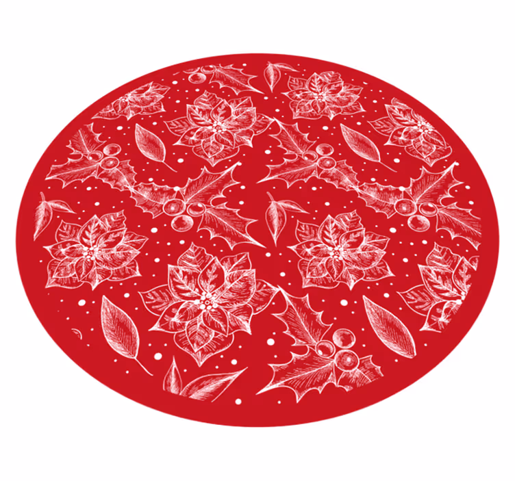 Eleganten vinilrugs božični slog - TenStickers