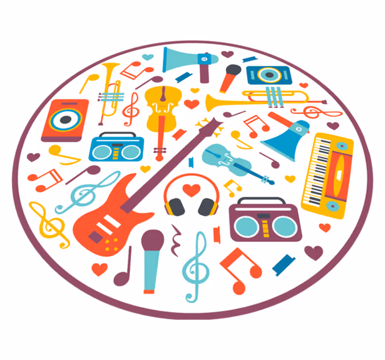 Glasbila najstniška vinil preproga - TenStickers