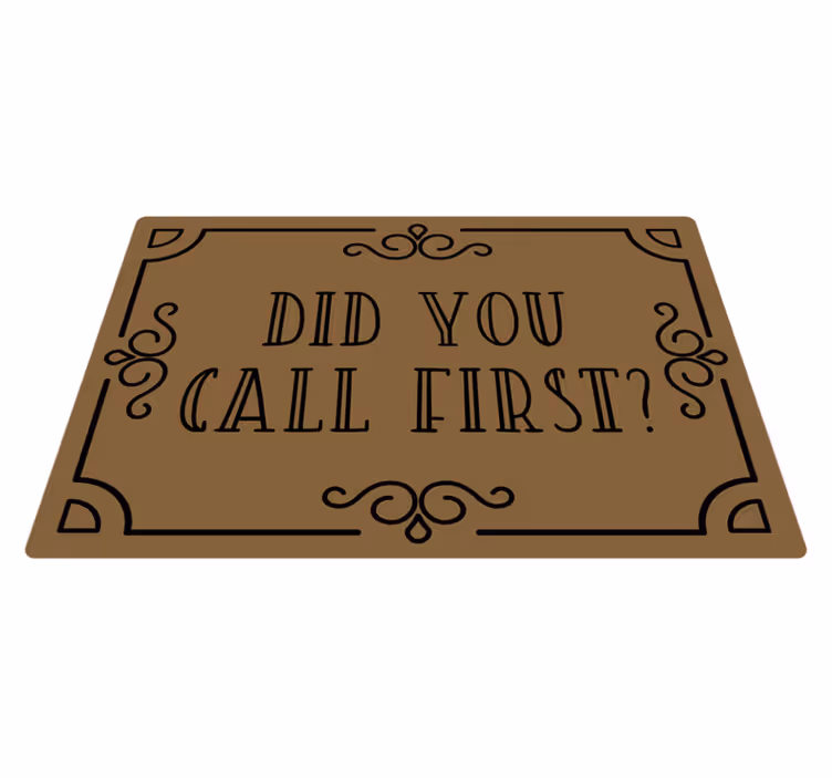 Si najprej poklical? Preproga po meri - TenStickers