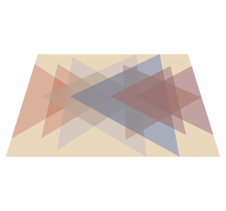 Vinilne preproge z geometrijskimi vzorci prekrivanje oblik - TenStickers
