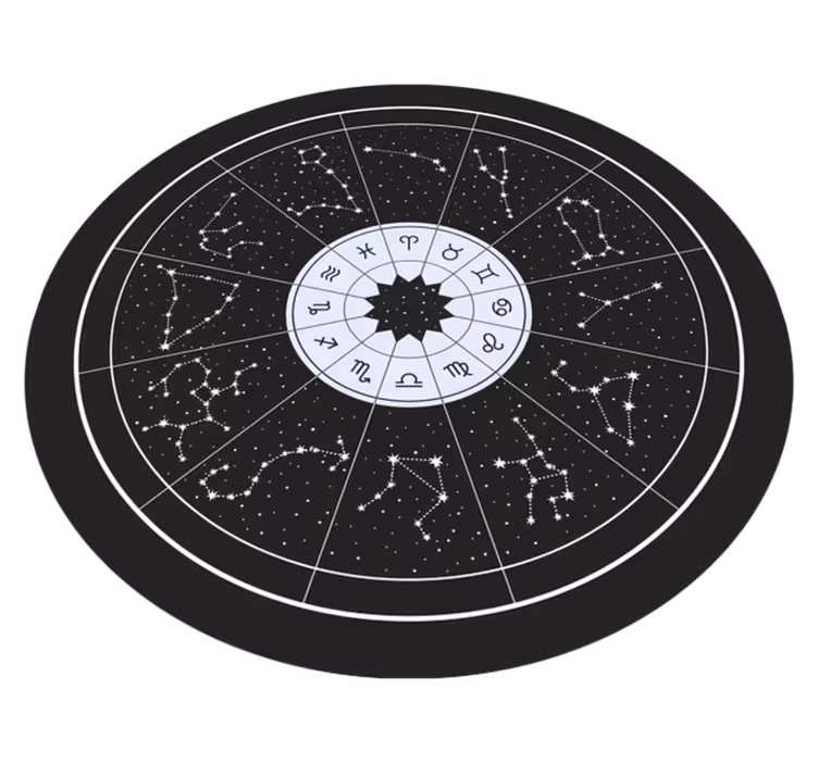 Zodiakalna znamenja in ozvezdja vinil preproga - TenStickers