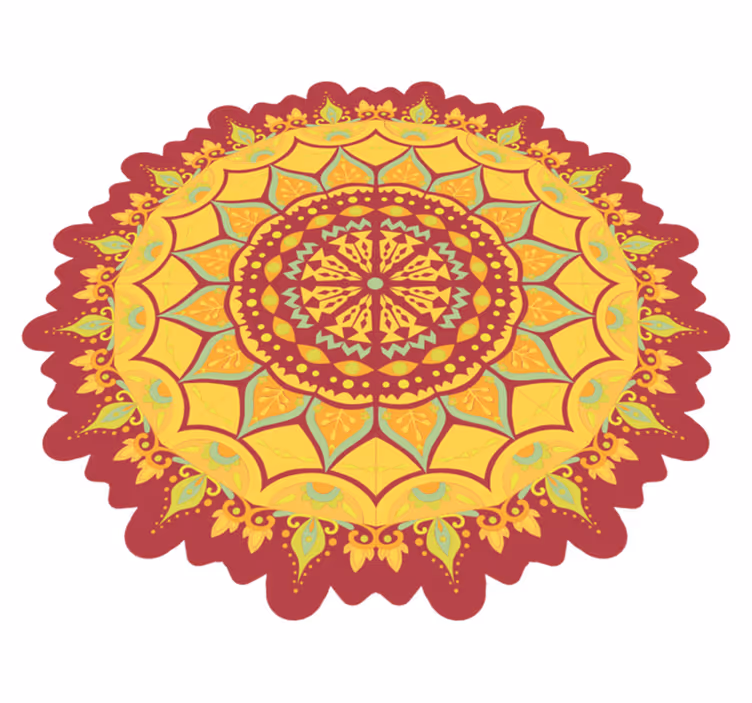 Poletje v preprogi mandala - TenStickers