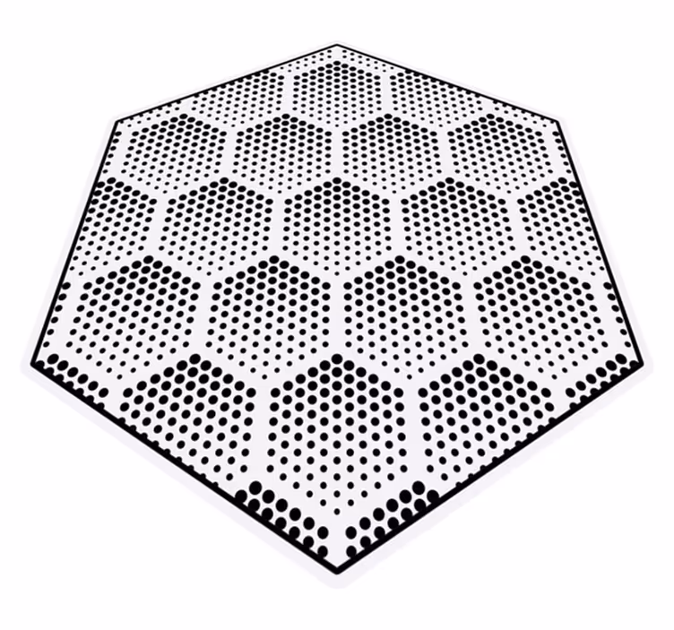 Pikice geometrijske preproge - TenStickers