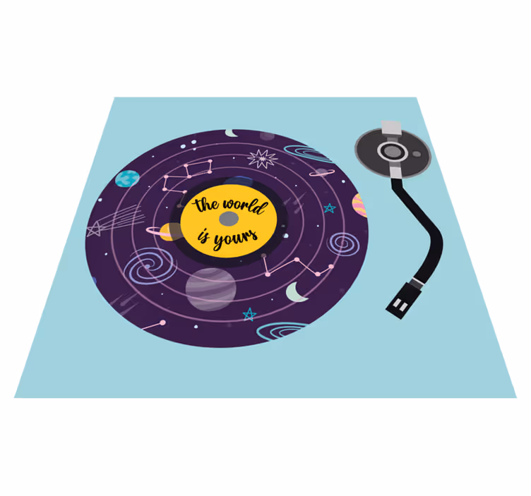 Tema raziskovanja sveta Otroške vinilna preproga - TenStickers