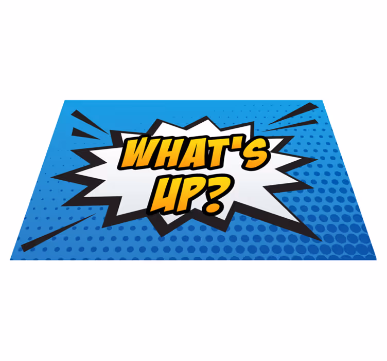 Komični izbruh izraza Vinilna preproga z igre - TenStickers
