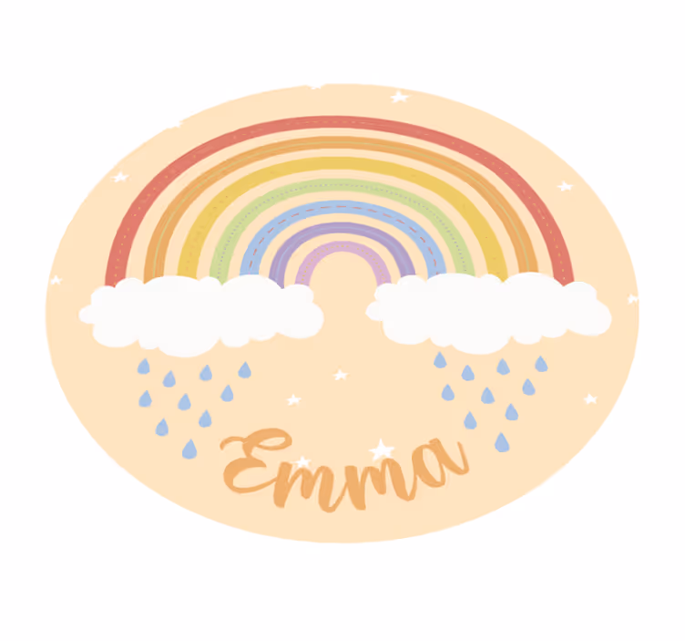 Personalizirana mavrična vinil preproga - TenStickers